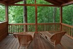 Private deck off the king size master bedroom